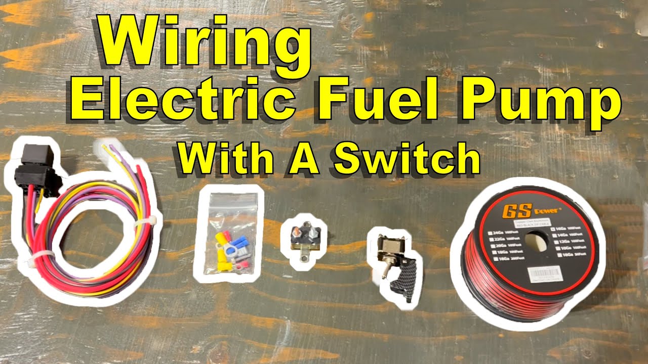 How To Wire Electric Fuel Pump With A Switch | The Meano Camino