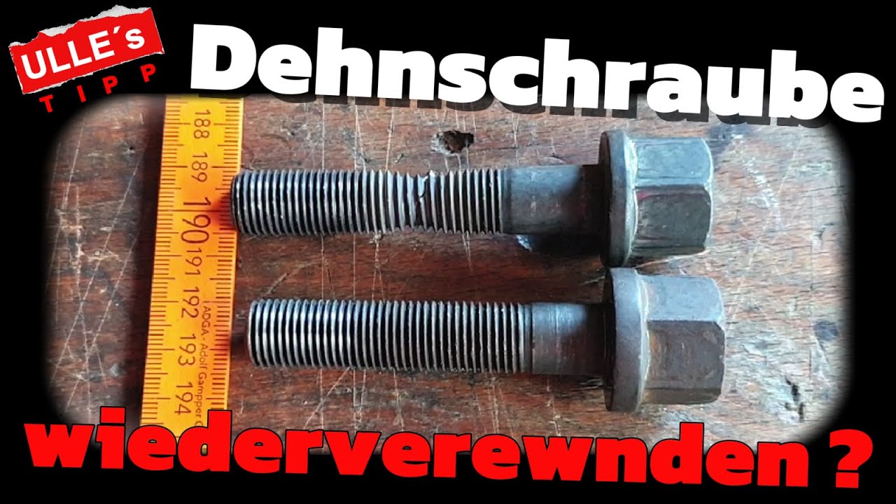 Dehnschraube wiederverwenden ?? #tipps #mechanic #kfz #ratgeber