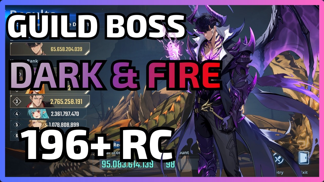 Guild Boss ANT QUEEN🐜👑 - 🌚Dark🌚- 🔥Fire🔥- ~  Rage Counter:196+ | Solo Leveling: Arise