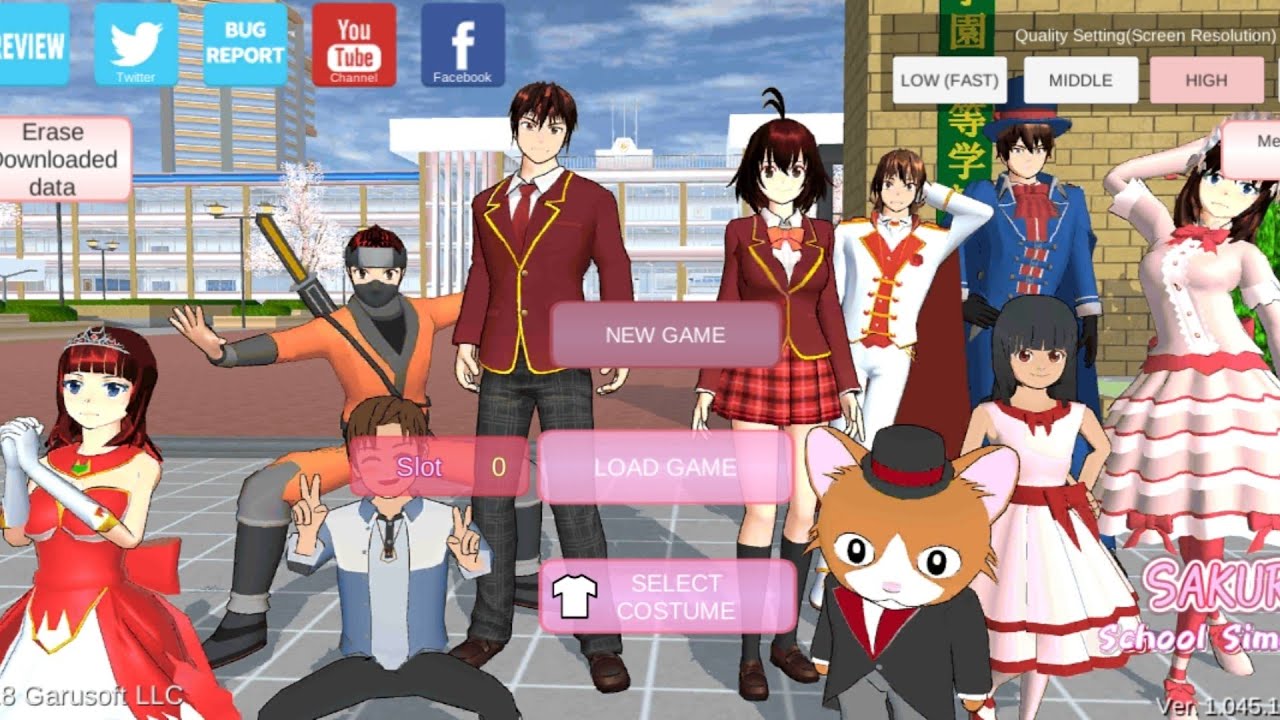 Dikejar police #sakuraschoolsimulator