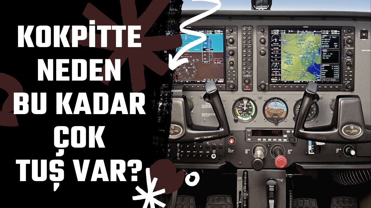 Kokpitteki Tuşları Öğrenelim | Hepsini Kullanıyor Muyuz | Hangisi Ne İşe Yarar | Cessna 172S