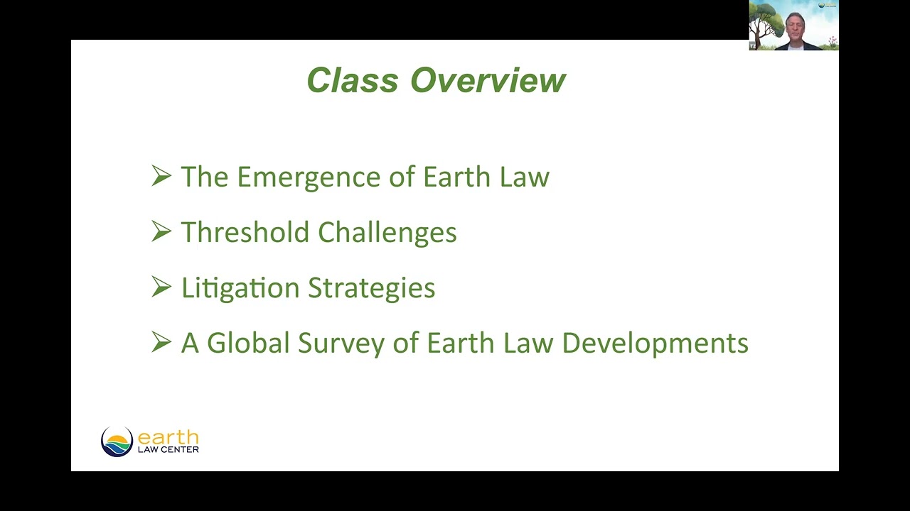 Intro to Earth Law, Nigeria, Class 1