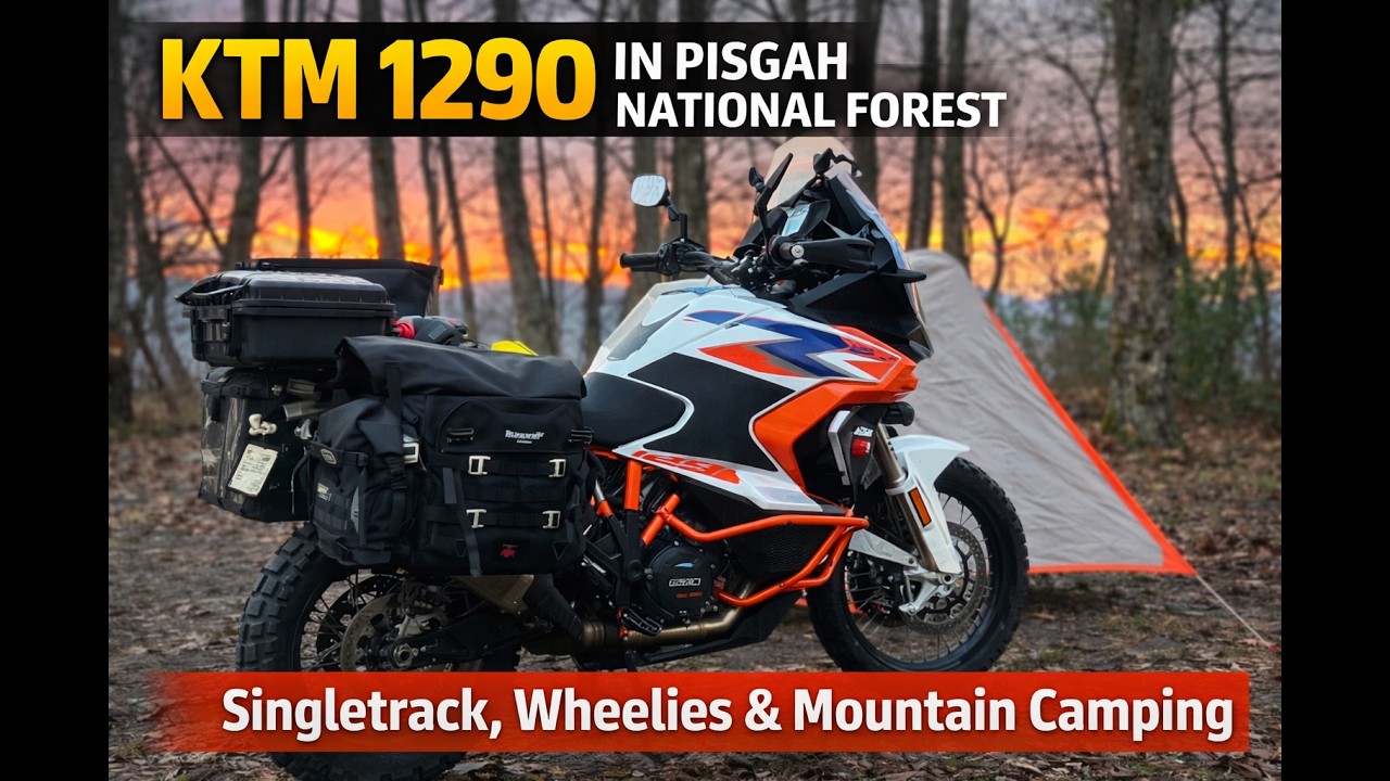 KTM 1290 in Pisgah National Forest | Singletrack, Wheelies & Mountain Camping