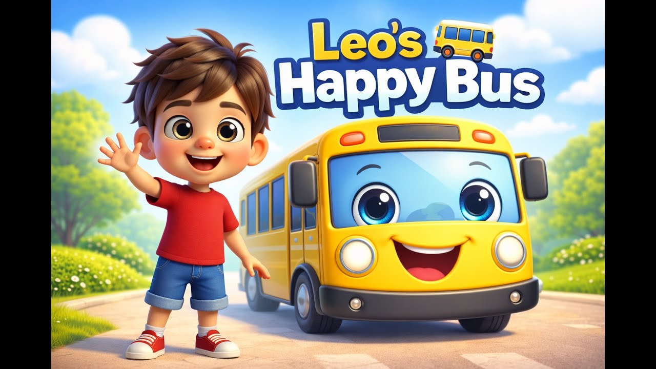 Ride Along with Leo’s Happy Bus 🚌 | Fun Learning Song for Kids