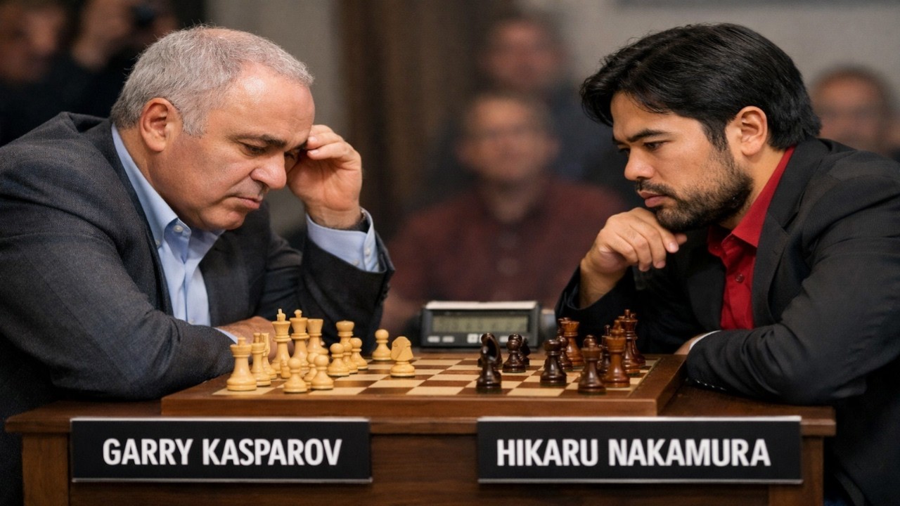 Garry Kasparov vs Hikaru Nakamura - Champions Showdown 9LX, 2023