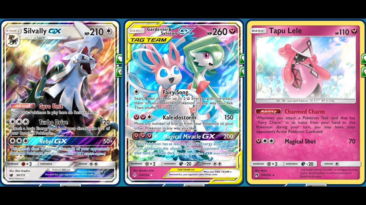 Max Potion GARDEVOIR & SYLVEON GX Deck, CONFUSION Fairy Charm Combo