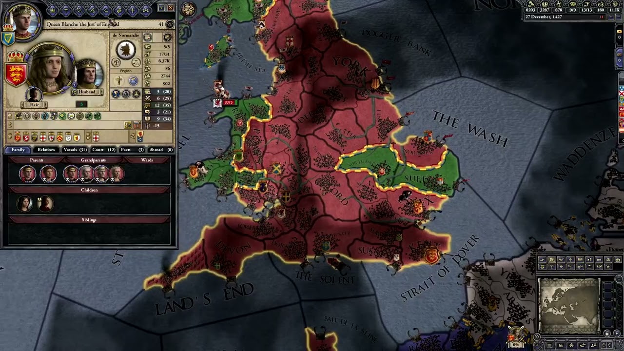 Crusader Kings II playthrough 42 Capture of Bedford