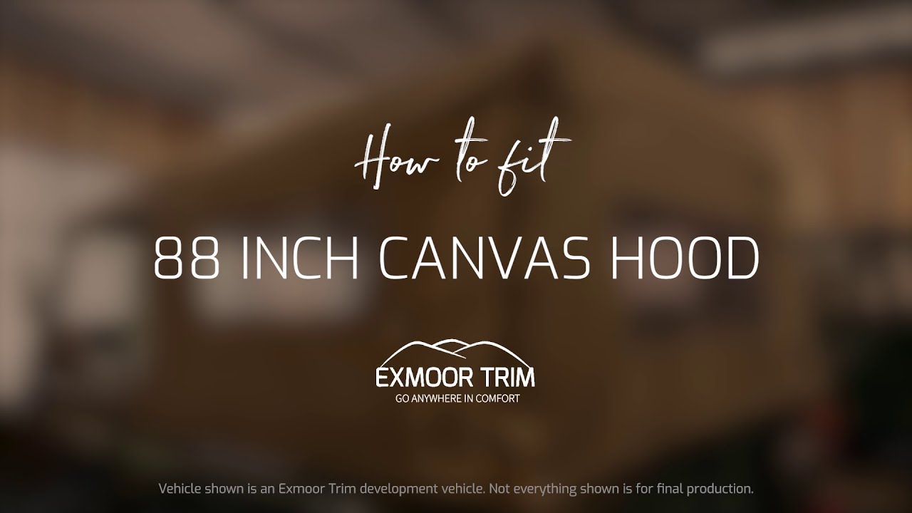 How To Fit an Exmoor Trim Series 2 / 3 88