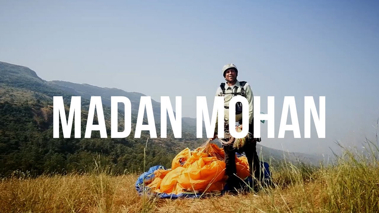 Madan Mohan soared with Temple Pilots Paragliding ,Kamshet Maharashtra