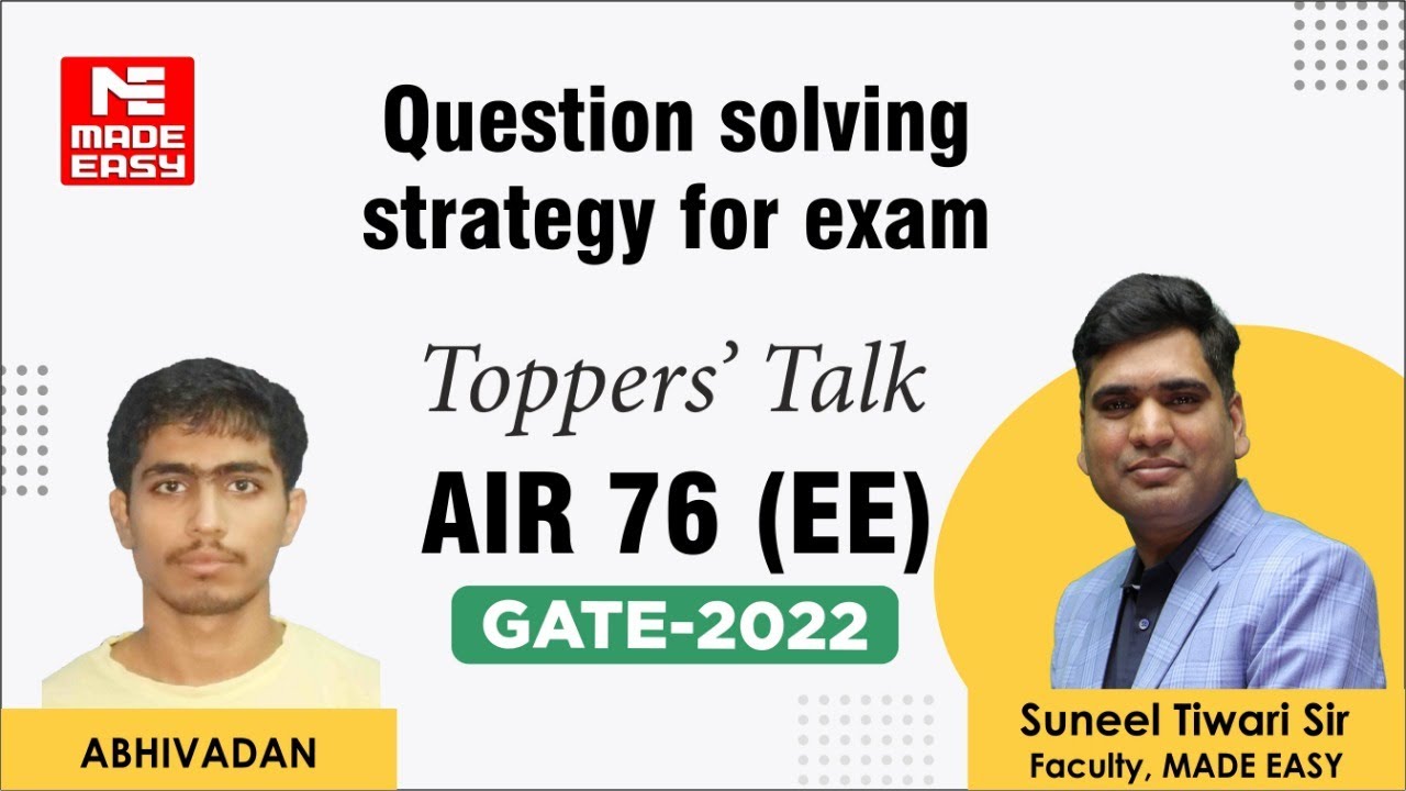 GATE 2022 Topper | Electrical Engineering | Abhivadan | AIR-76 | Toppers' Talk | MADE EASY Student