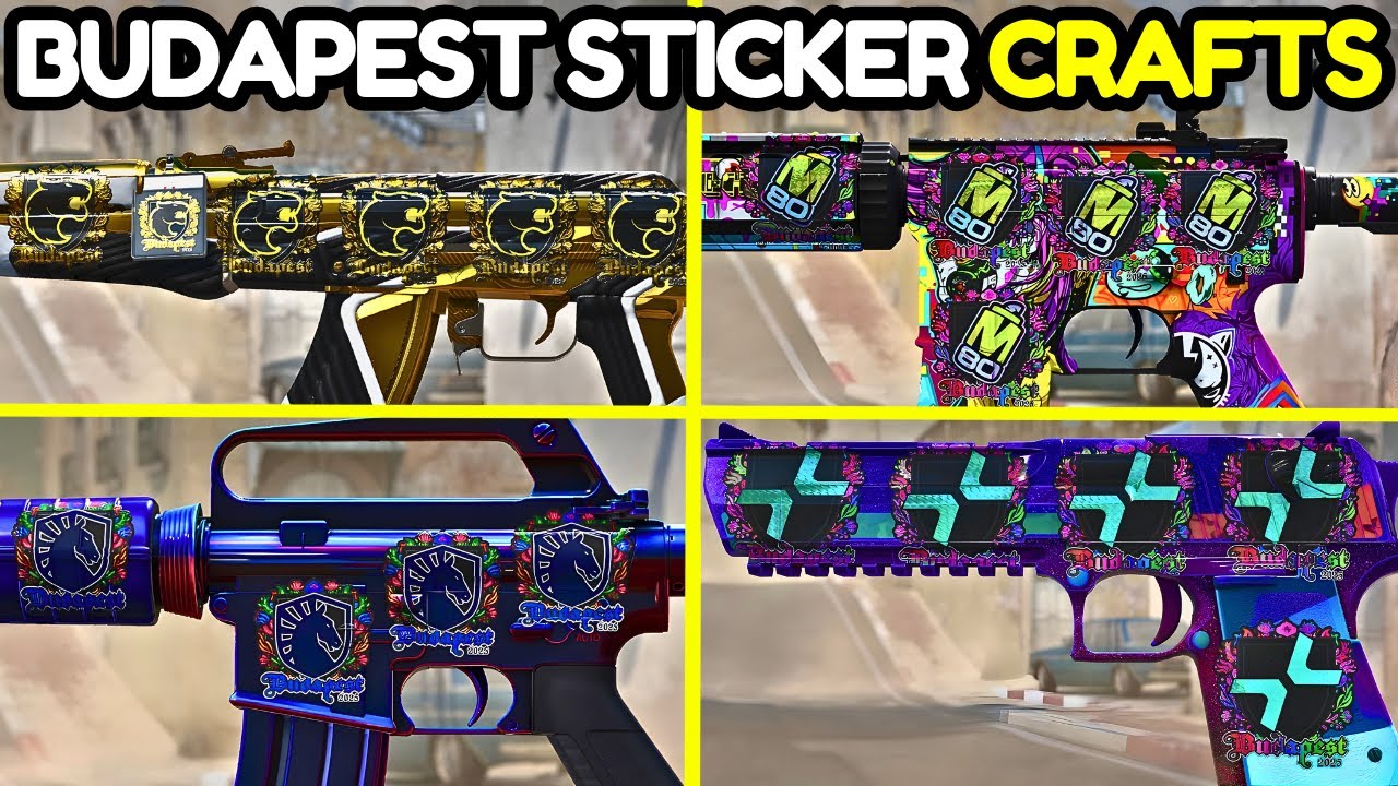 BEST BUDGET Budapest Major Sticker Combos (CHEAP CS2 Sticker Crafts