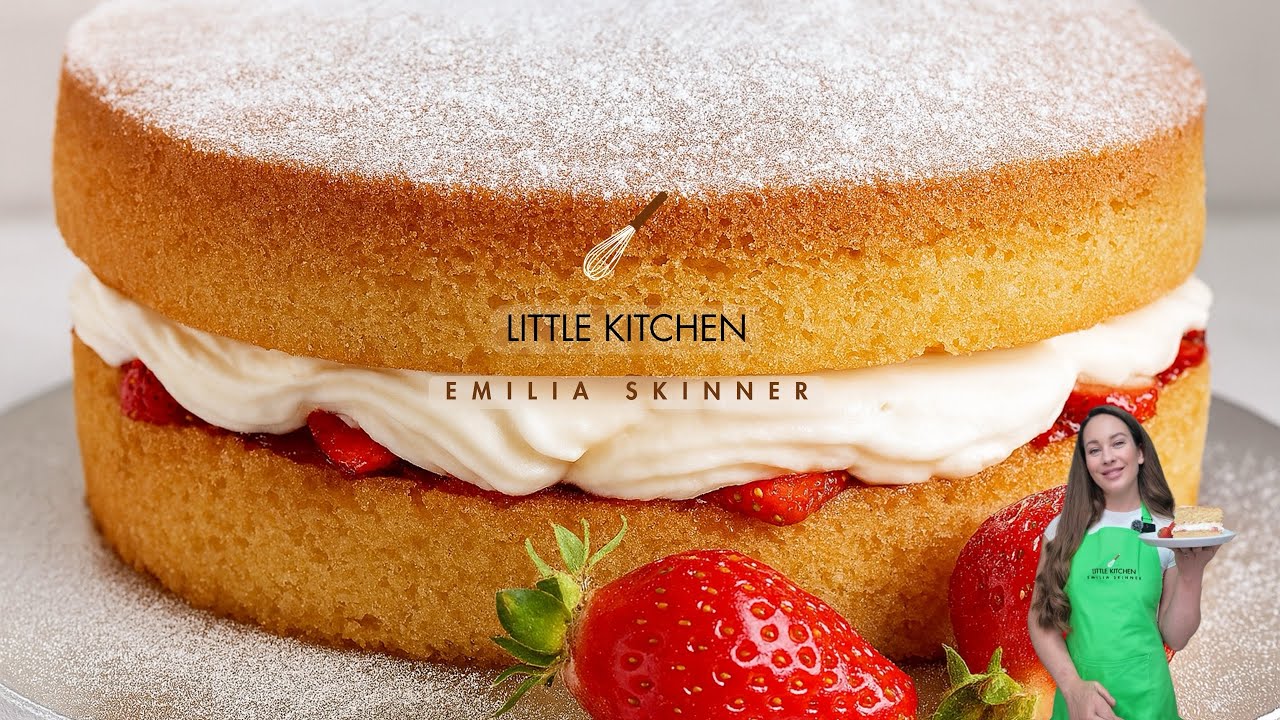 🇬🇧 Mary Berry’s Best Classic Victoria Sponge Cake Recipe – Easy Traditional English Bake Guide