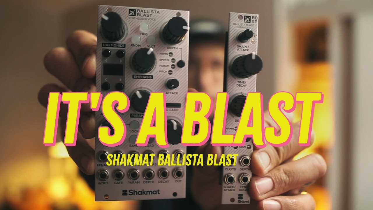 СТОЛЬКО ЗВУКОВ! – Shakmat Ballista Blast: Классический, волновой и FM-синтезатор у вас под рукой.