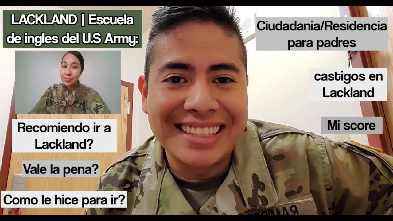 ¿No hablas inglés y quieres entrar al Army? | Escuela de Inglés Lackland U.S ARMY - Ramirez Rmz