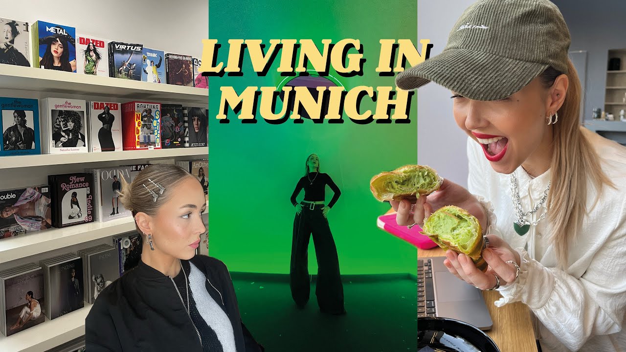Living in Munich ☆ Content Creation , Unboxing, Werkschau, Shopping / Vlog / luisaalia