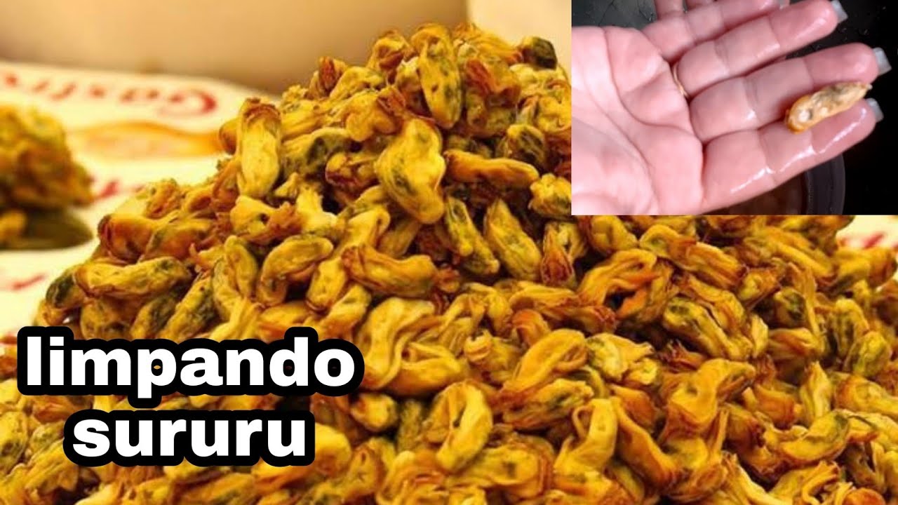 como limpar sururu de modo fácil