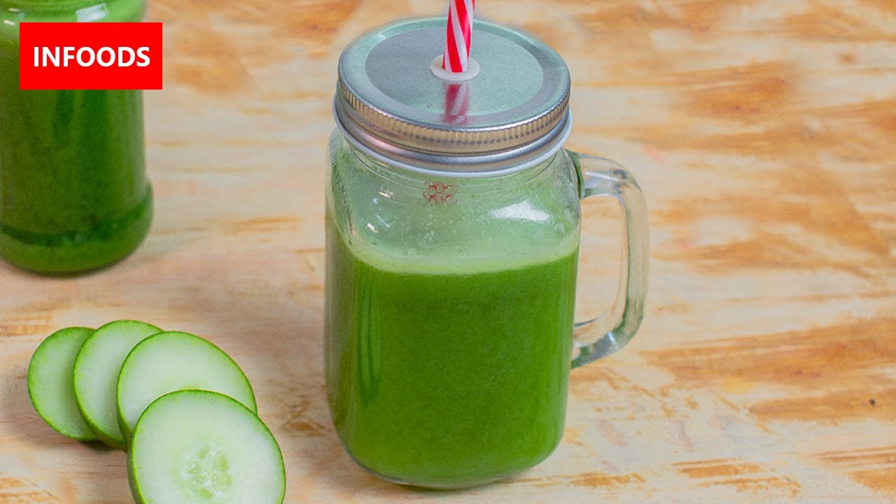 Cleanse Your Body with this Spinach, Ginger, Cucumber, and Lemon Detox Smoothie | Infoods