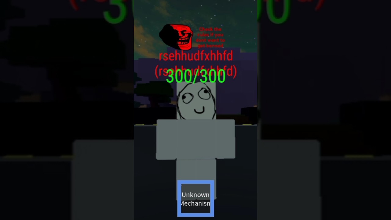 using unknown mechanism on derp and getting derp unknown in  unfamiliar universe incident
