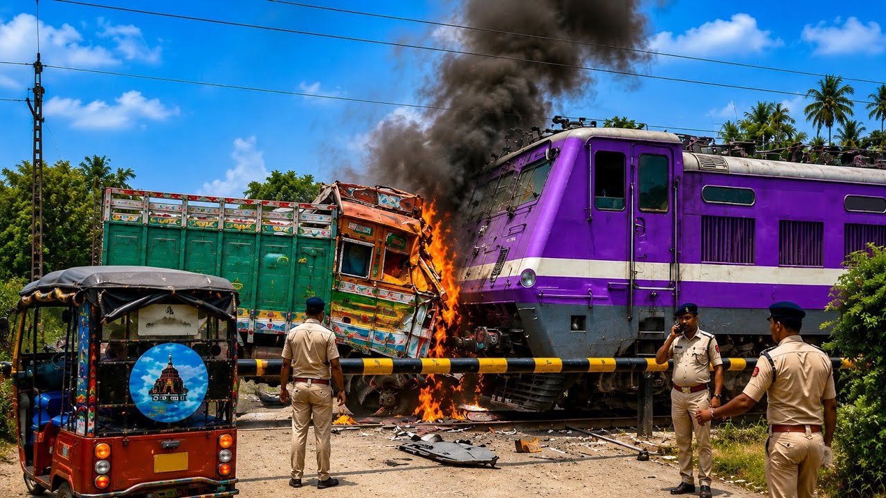 Horrific Train Accident! What Happened Next Will Shock You! 😱🚆