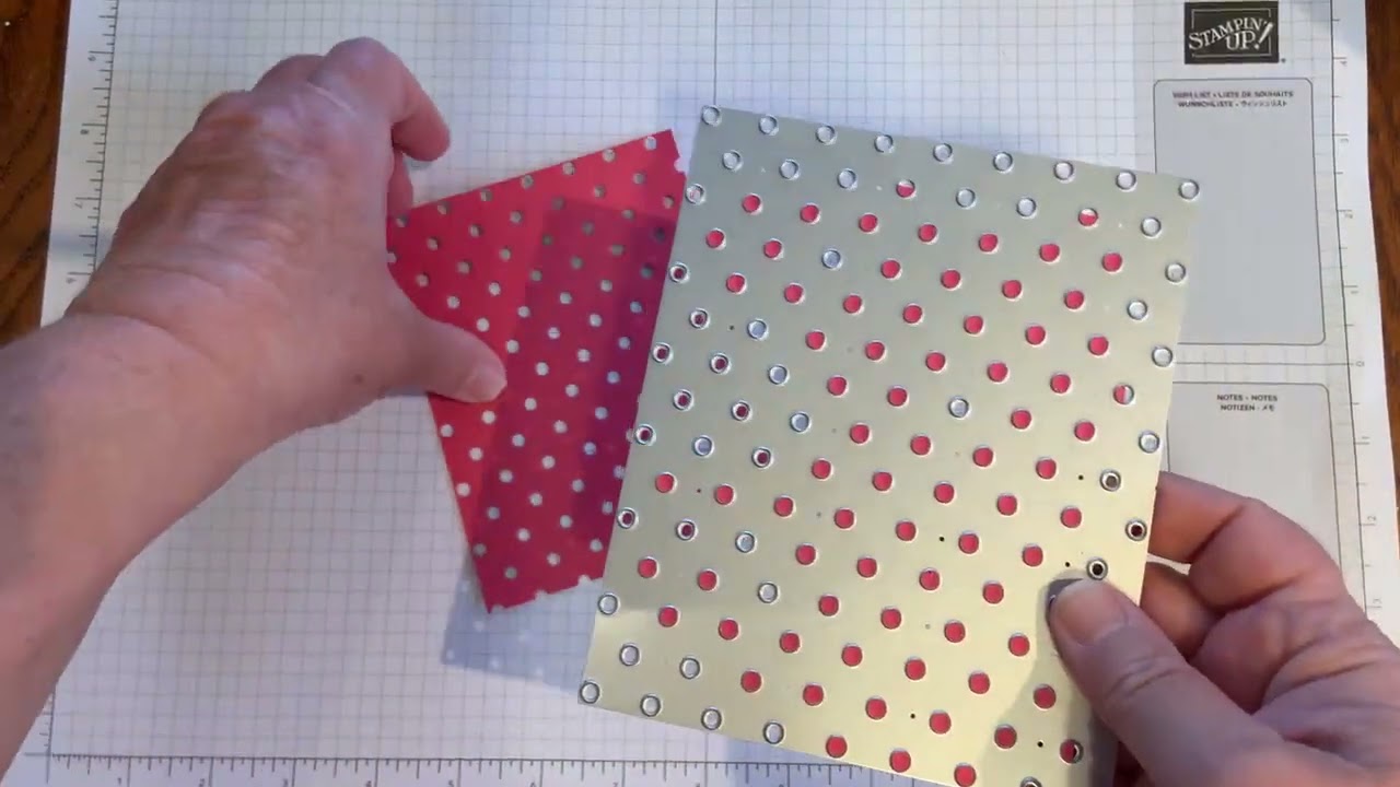 Stampin’ Up! Dots & Spots Die and Sunny Splash