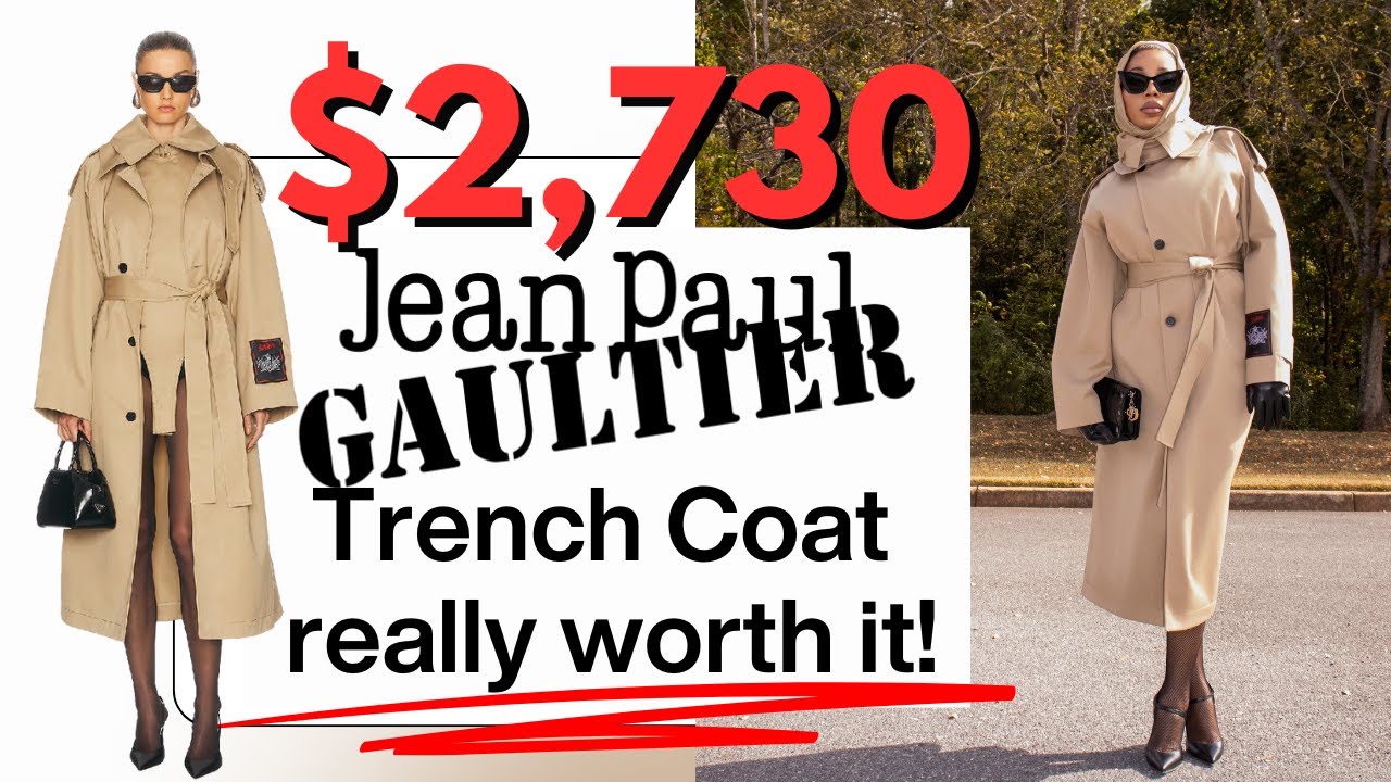 Jean Paul Gaultier Exposed ! $2,730 Trench Coat Review & Honest Rating
