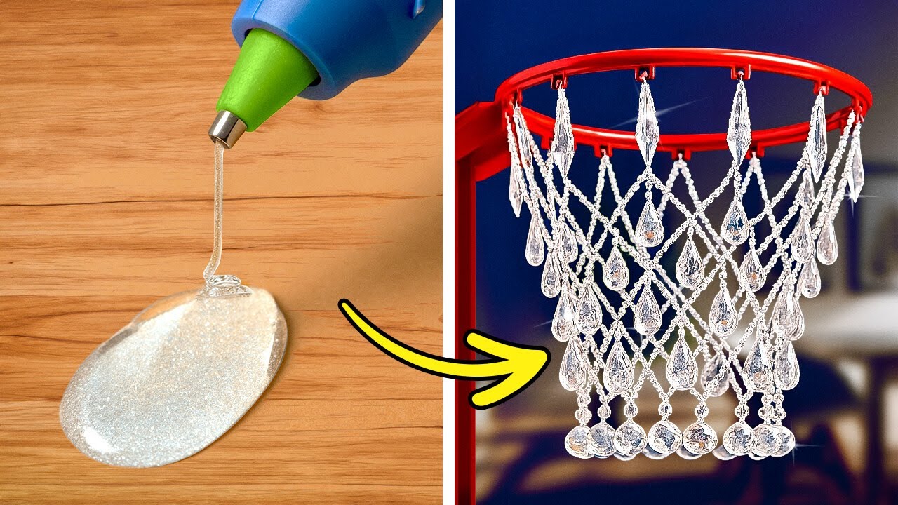 🛋️ ¡DECORACIÓN DEL HOGAR CON PRESUPUESTO! Trucos con Resina Epoxi y Pistola de Pegamento ✨🔧