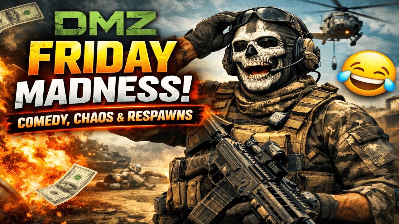 Live Now: 🎮 DMZ Friday Madness | Comedy, Chaos & Respawns! On our way to 300 Subs!