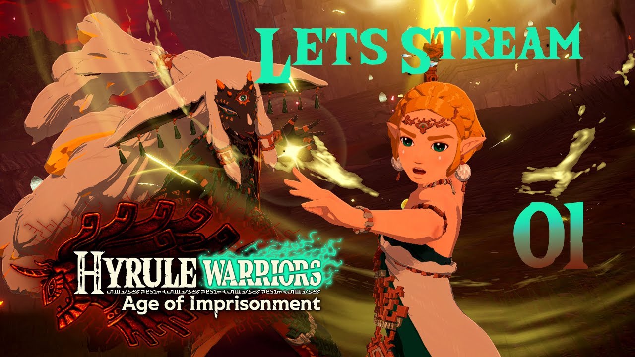 Let's Stream Hyrule Warriors Age of Imprisonment #01 - A very distant Descendant [ENG/GER]