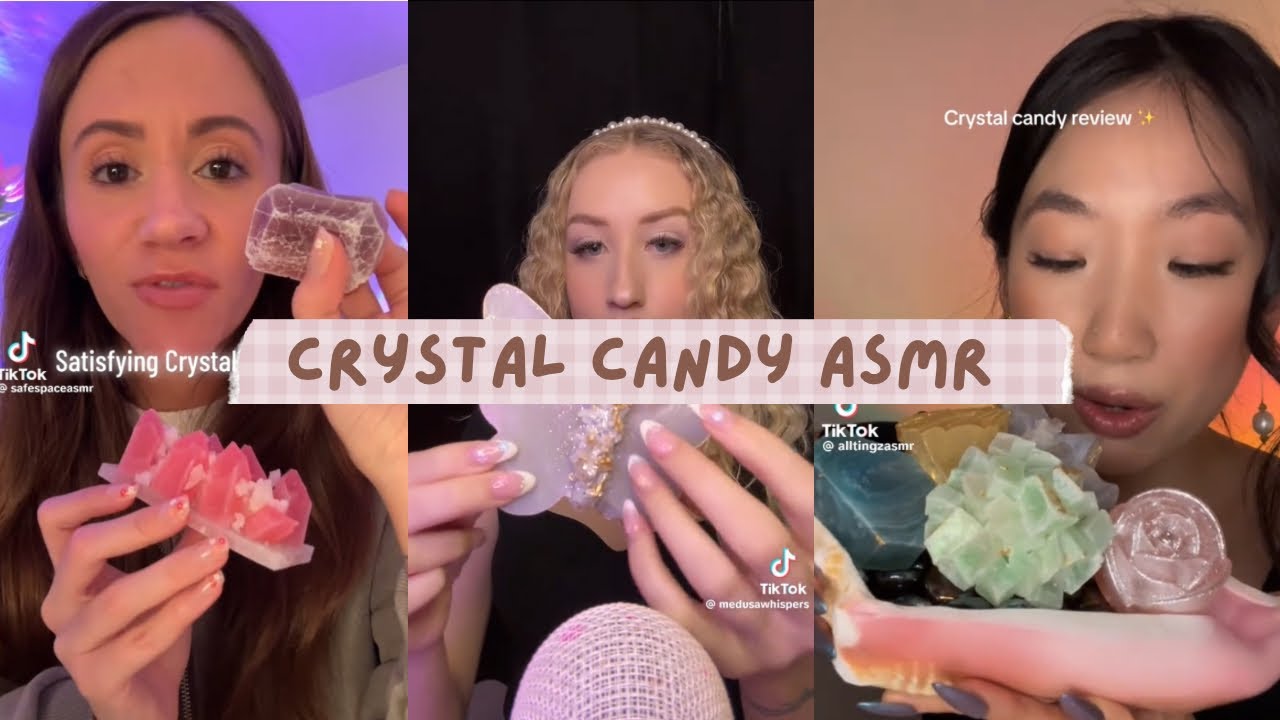  🌙 ASMR TikToks | Crystal Candy compilation - Sleep in a Few Minutes 