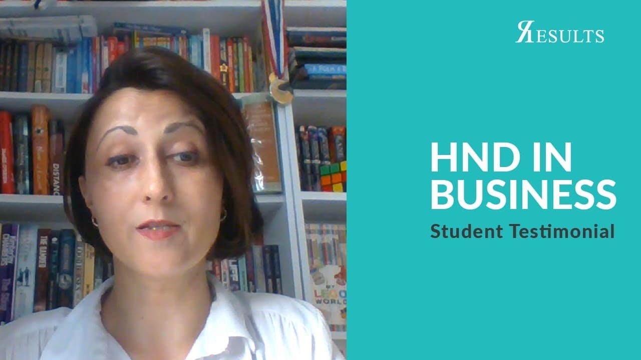 Results Education HND in Business Student Testimonial