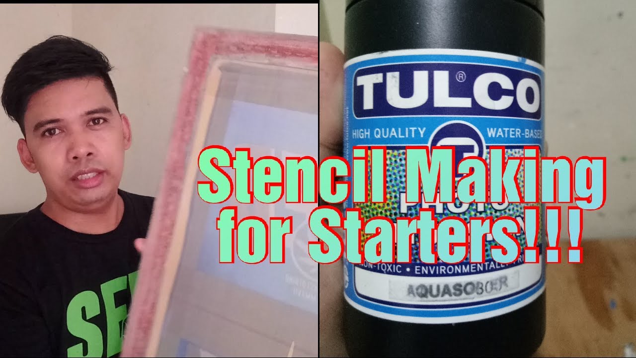 Silkscreen printing:/Stencil Making: Paano nga ba?