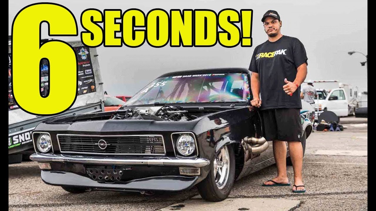 The Jawbreaker - 6 Second Opel Ascona at Drag Week 2019