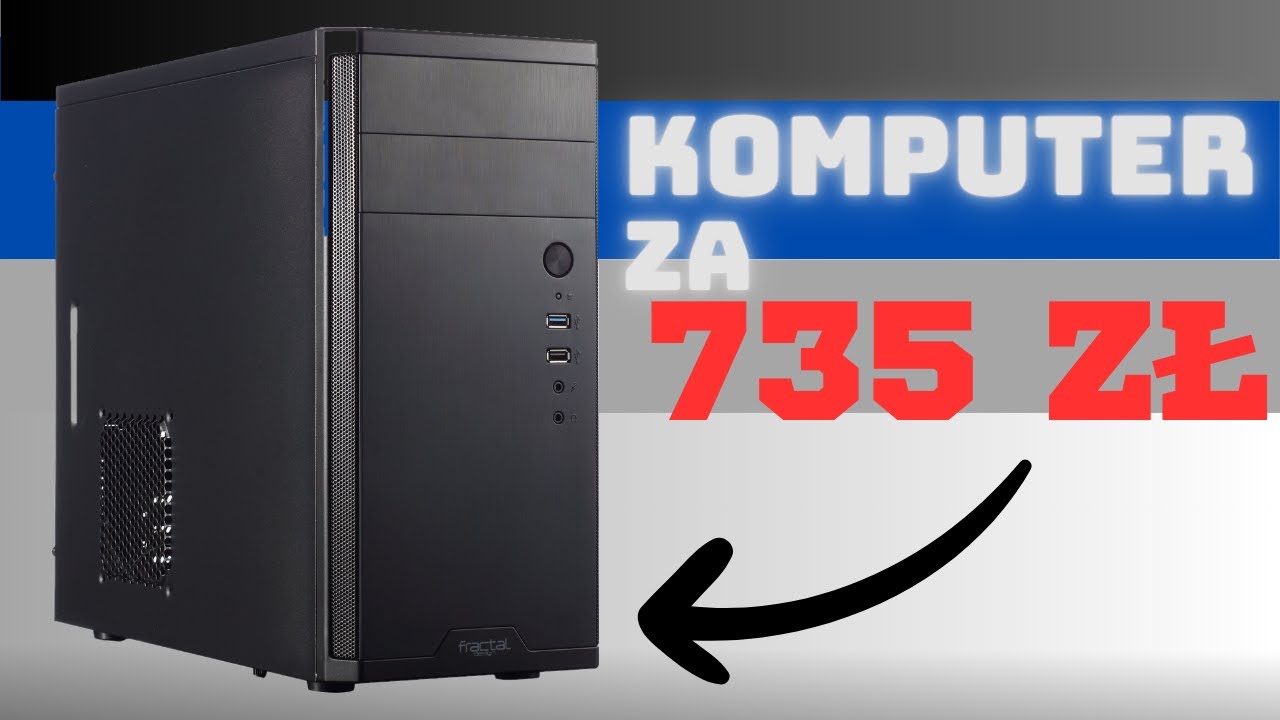 Komputer za 735 zł. Intel i5 8400 GTX 1050 Ti PC do gier esportowych Fortnite CS 2 tanie granie
