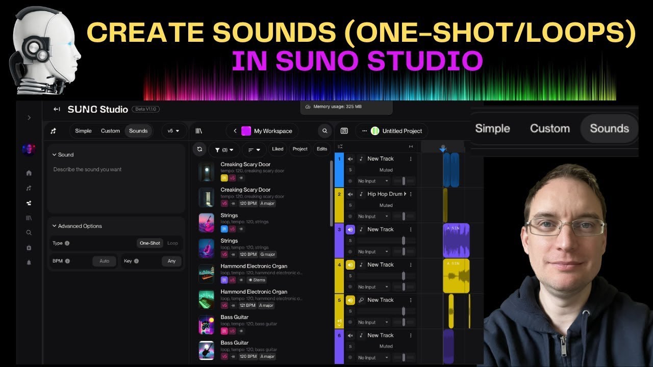 Suno - Новая функция создания образцов