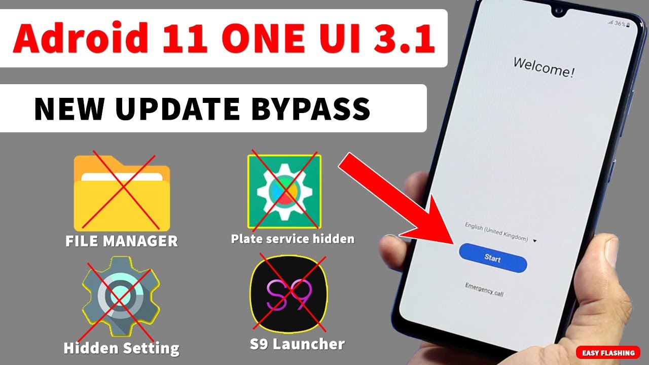 SAMSUNG ANDROID 11 FRP BYPASS | UPDATE ONE UI 3.1 UNLOCKED