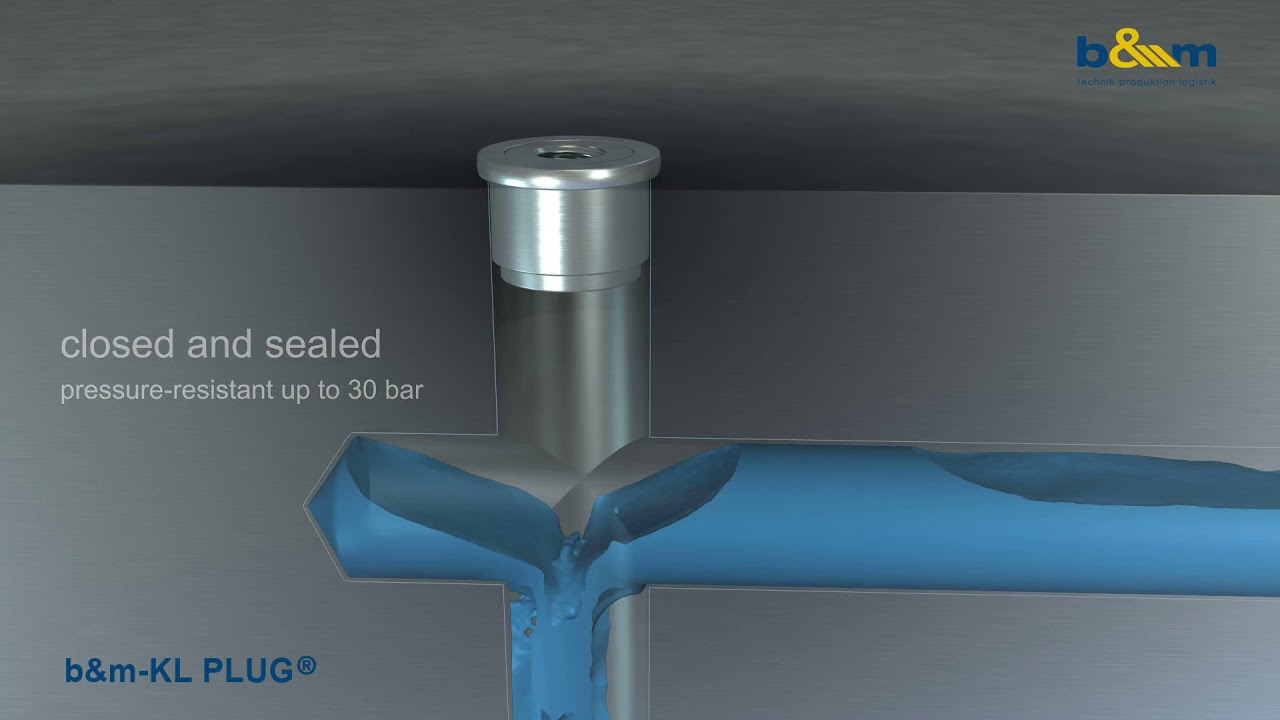 b&m-KL PLUG® - Closing and sealing system for holes with internal pressure