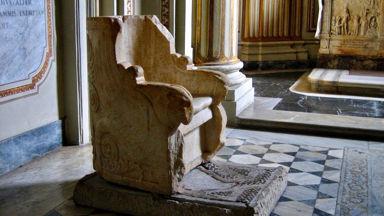 La Cátedra de Mármol de San Gregorio Magno en Roma y su Tumba