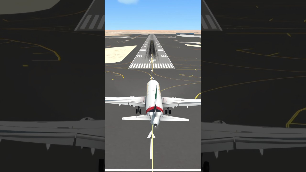 Emirates #landing #aviation #plane #a320 #rfs #flightsimulator #airplane #planespotting #automobile