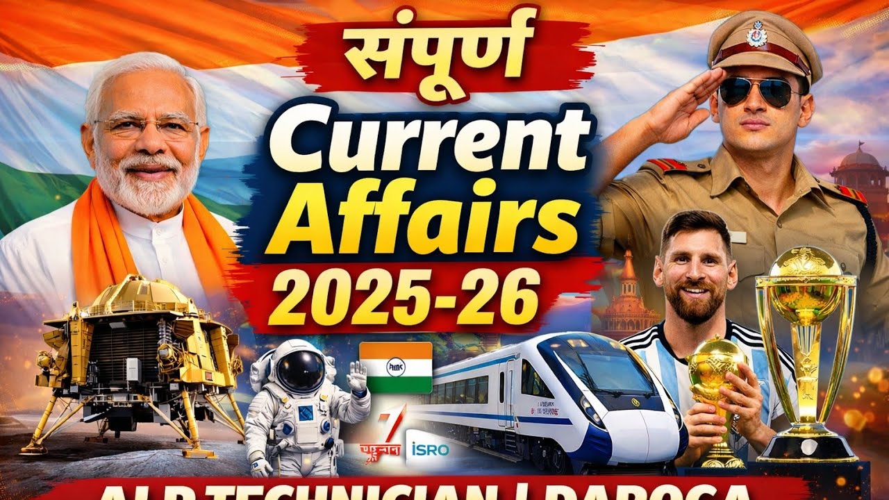 🔥 live Current Affairs For Alp ll Technician ll AEDO ll BSSC