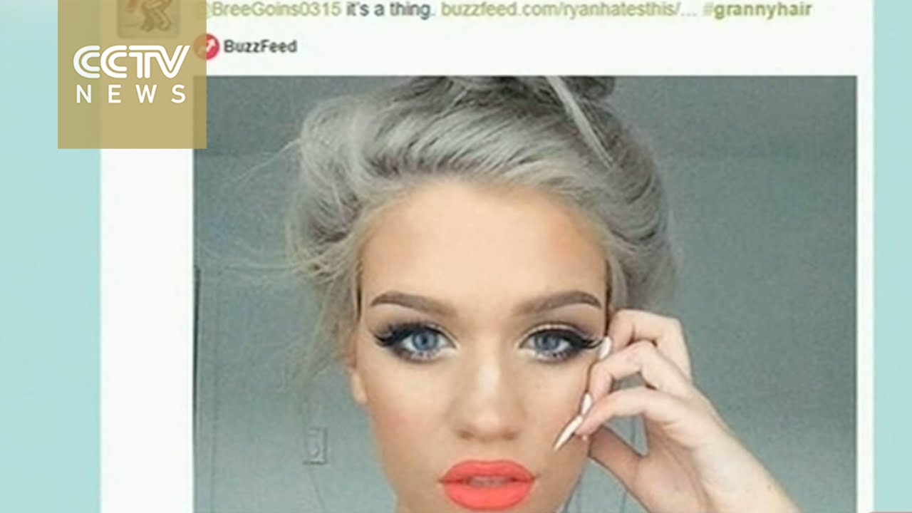 &ldquo;Granny hair&rdquo; the newest fashion craze online