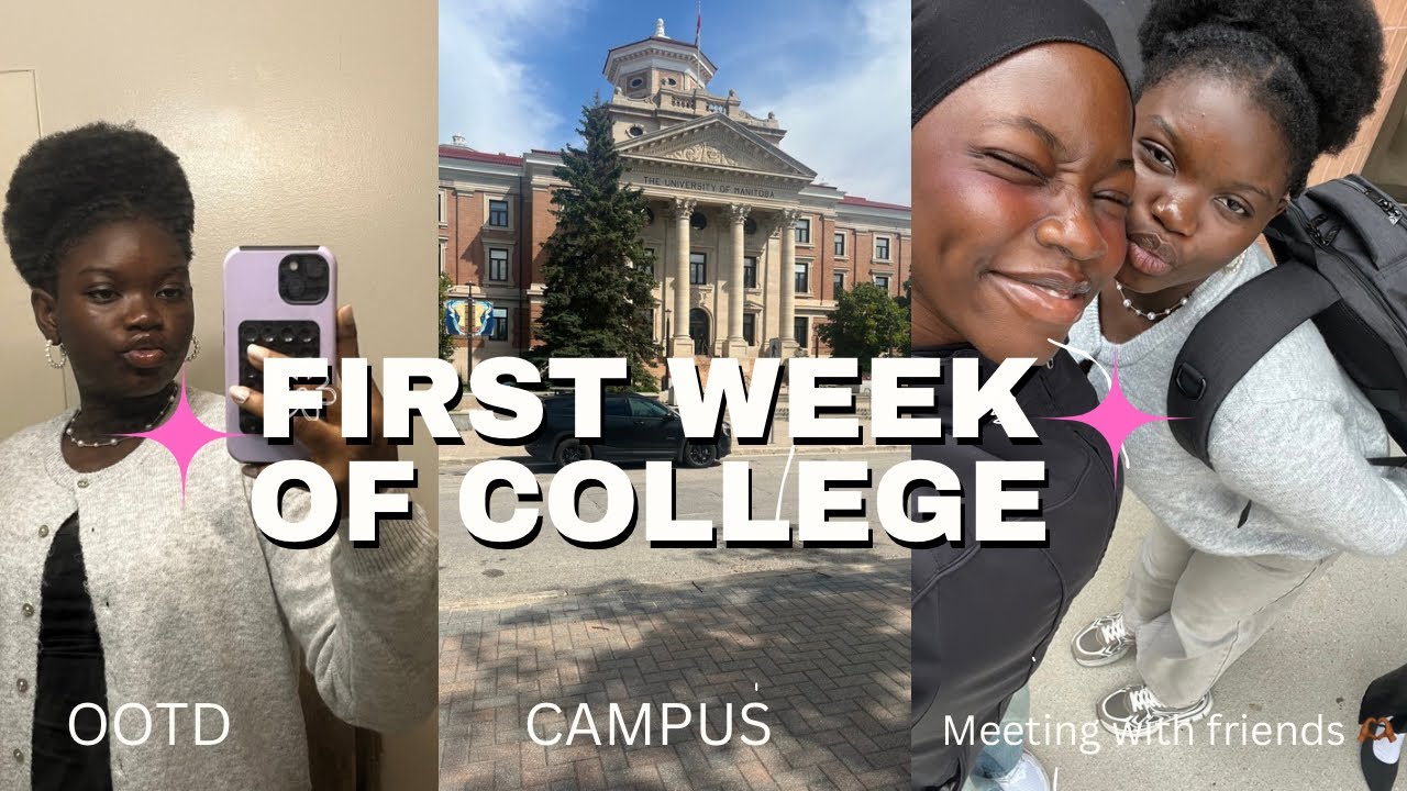 My first week of college at the University Of Manitoba 🌷