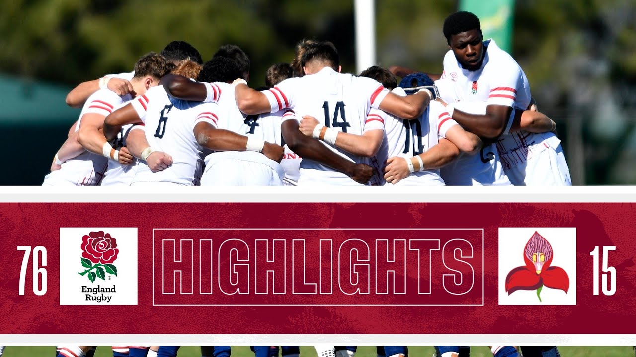 Highlights: England U18 Men v Western Province U18 XV