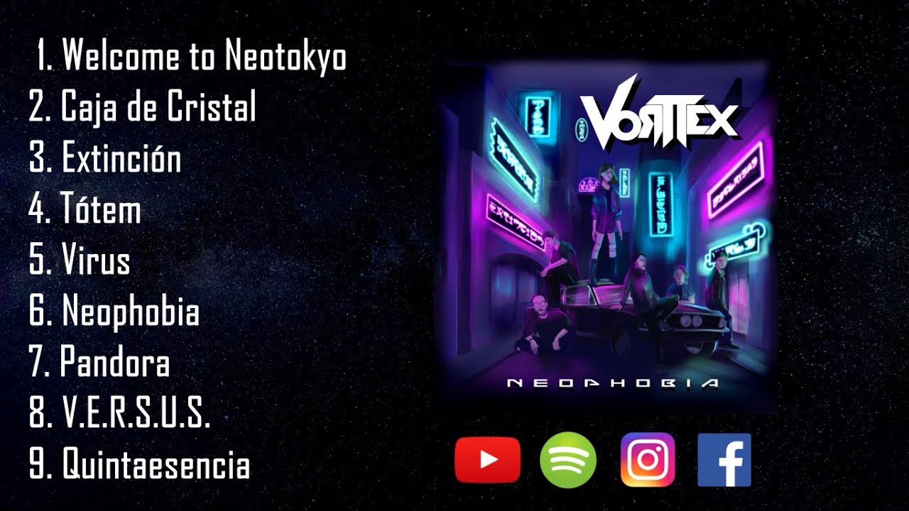 VORTTEX - Neophobia (Álbum Completo 2020)