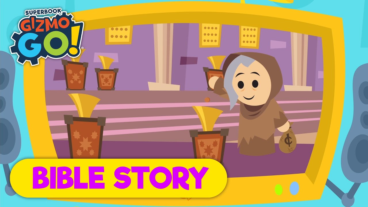 The Widow's Coins | Bible Story | a Lesson in Generosity | GizmoGO! S01 E09