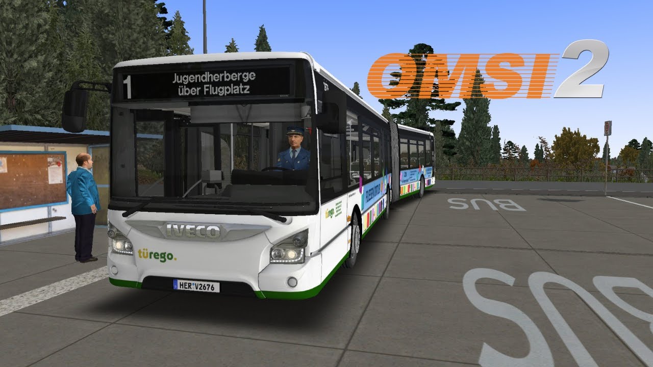 Innenstadt Hohenkirchens mit der Linie 1 erkunden 🚍 | OMSI 2 - Hohenkirchen Addon