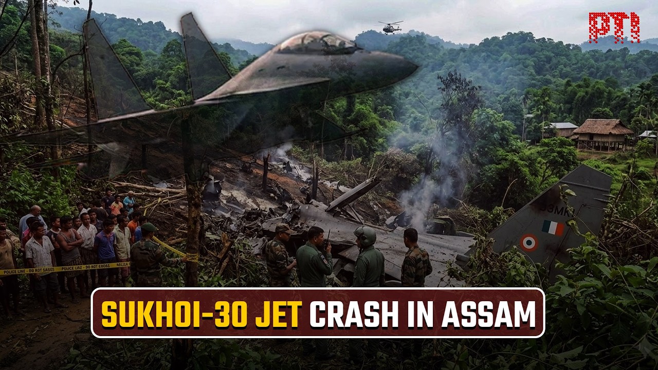 IAF Sukhoi-30 Fighter jet goes down in Assam during training; 2 pilots lost