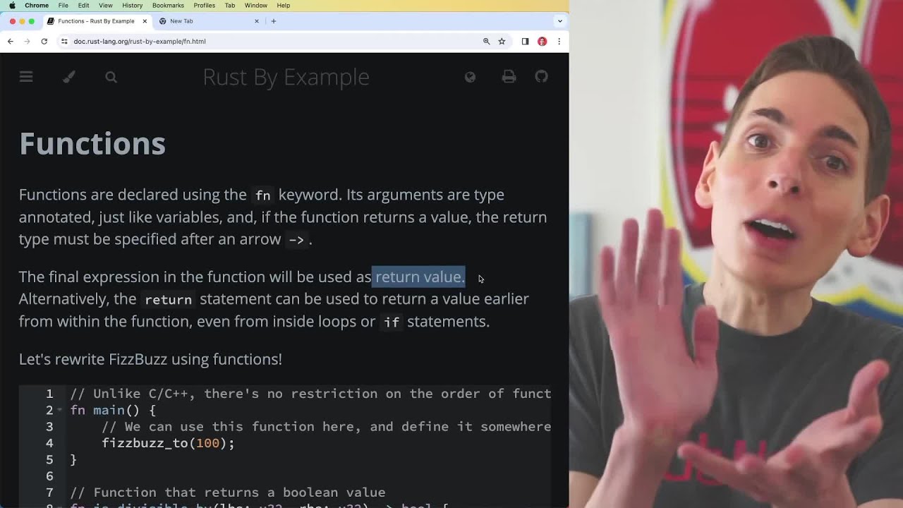 Rust By Example: Functions and Methods