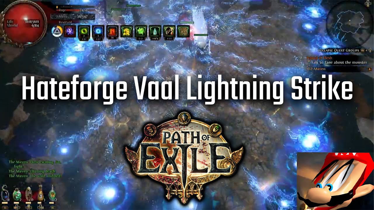 #POE Hateforge Vaal Lightning Strike Breaks the Game This Season: Aris Test Drives His New Build