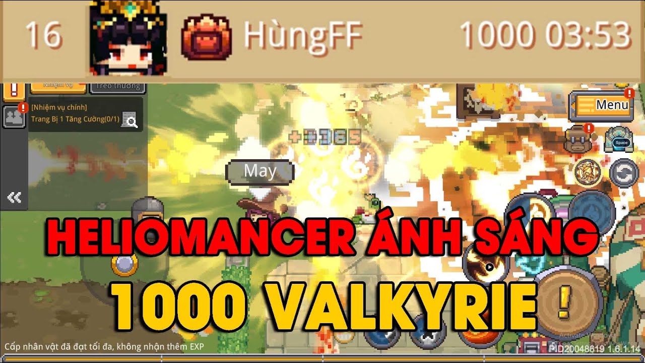 Build HELIOMANCER Thuần Ánh Sáng 1000 Tầng Valkyrie | SS2 Soul Knight Prequel #HungStone