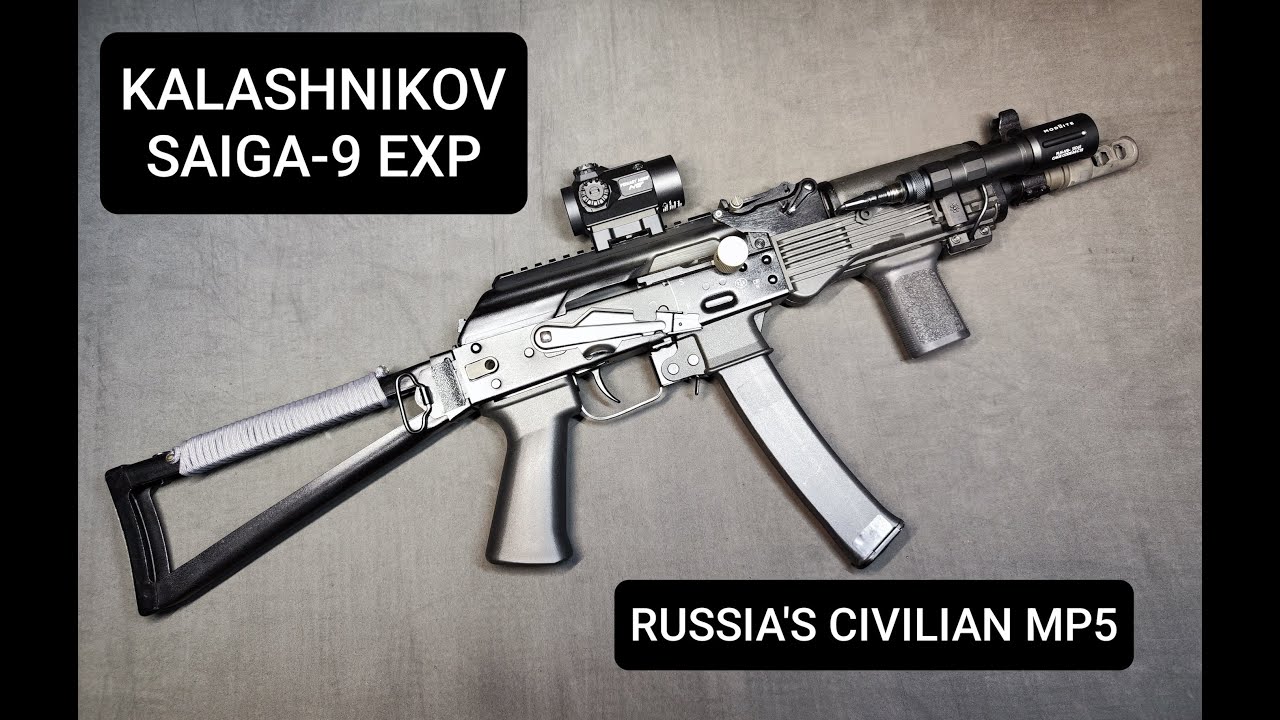 Kalashnikov Saiga-9 EXP: Russia's civilian PP-19-01 Vityaz SN - Tabletop Review Philippines